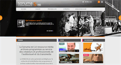 Desktop Screenshot of pro.sonuma.be